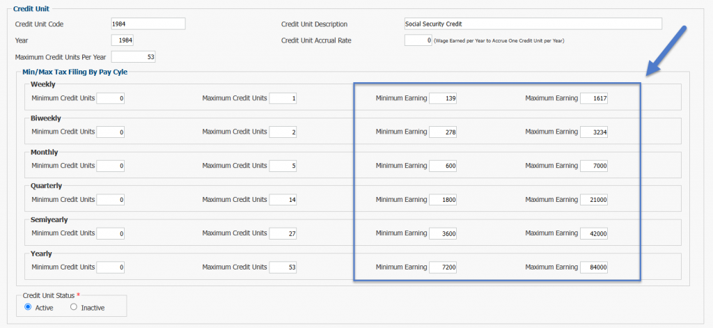 INSURABLE EARNINGS - 1